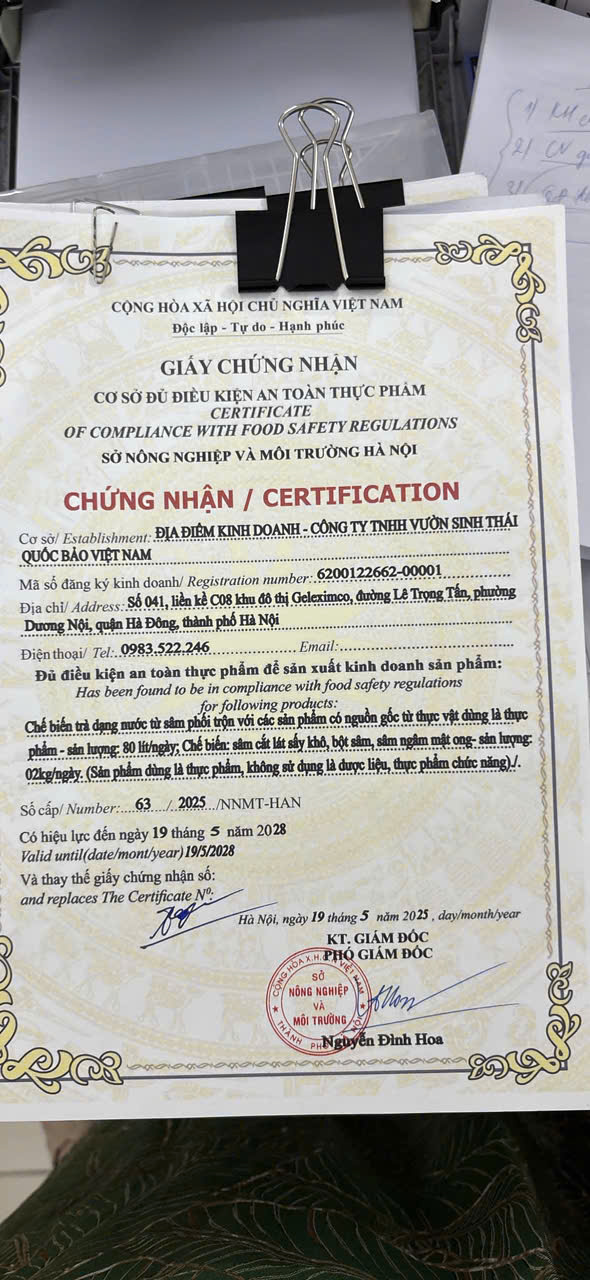 Những lưu ý đặc biệt trong quá trình sử dụng sản phẩm Sâm 3